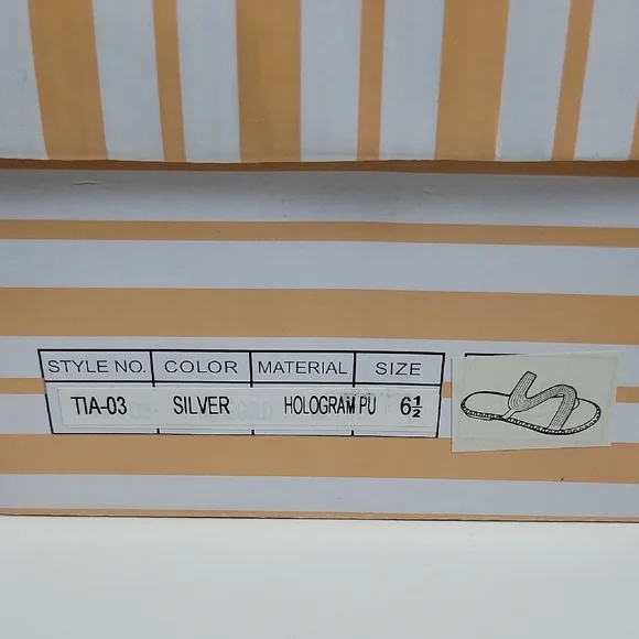 Wild Diva Lounge Hologram Women's Sandals - Picture 3 of 6